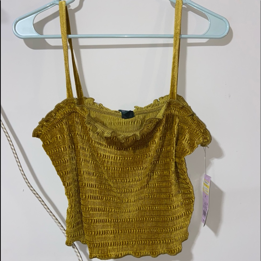 Wild fable greenish tank crop top